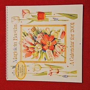 Marjolein Bastin Hallmark @2001 calendar UNUSED Nature's Sketchbook art craft